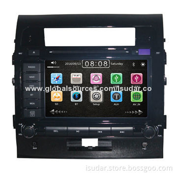 Car GPS Navigation System for Toyota Land Cruiser, Wi-Fi,3G,1080P Video Play, Support iPhone 5, 8"New